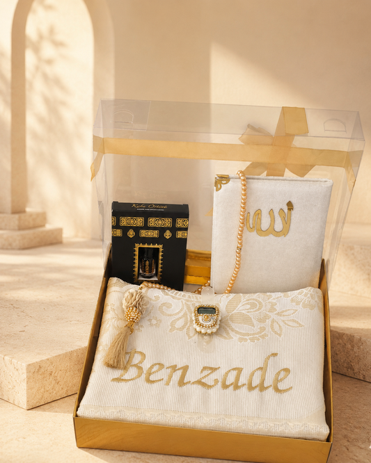 İsimli Tafta Seccade Set